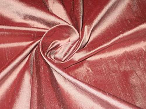 Soie Dupioni rose DUP43 de 137,2 cm pour confectionner vos robes de soirée