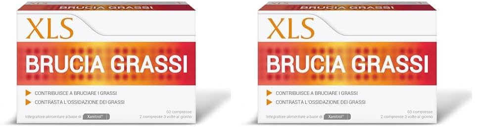 Xls Medical Brucia Grassi Compresse Bruciare I Grassi, 60 Capsule (Confezione da 2)