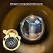 Safety Door Viewer, 2Pcs Large Door Viewer, 220-degree with Heavy Duty Rotating Cover, Zinc Alloy Security Peephole for, door viewers (Simple 16 gold aperture 16-19 door thickness