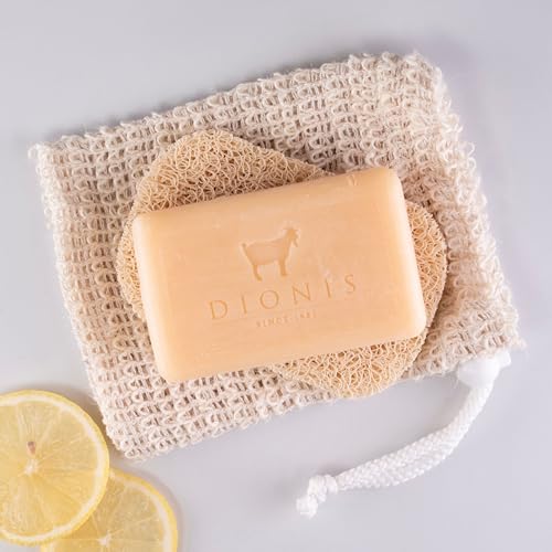 Image of Dionis Goat Milk Lavender Blossom Hand Cream, Body Lotion, Whipped Body Scrub, Shave Butter, Bar Soap 3 oz & Carrying Case 6-Piece Travel Set