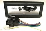 Dash kit and wire harness for installing a new Single Din Radio into a CHEVROLET BLAZER (Full Size) (1988-1991), CAVALIER (1982-1987), CITATION II (1985), EL CAMINO (1986-1988)