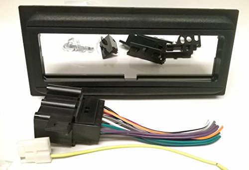 Dash kit and Wire Harness for Installing a New Single Din Radio into a Pontiac A6000 (1982-1989), Bonneville (1987-1991), Fiero (1984-1988), Firebird Trans AM (1982-1989) ..