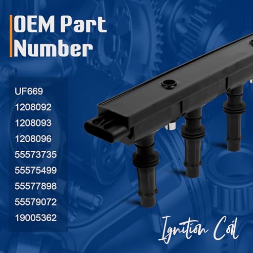 Image of STANDOUT UF669 Ignition Coil Pack for 2011-2015 Chevy Cruze 1.4L Turbo | Compatible with 2016 Chevy Cruze Limited 1.4L Turbo, 2013-2021 Chevy Trax 1.4L Turbo, 2013-2021 Buick Encore 1.4L Turbo
