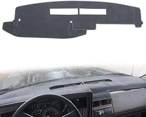 HanLanKa Dashboard Cover Custom Fit for Chevy Chevrolet/GMC Sierra C1500 C2500 C3500 K1500 K2500 K3500 Pickup Truck 1988-1994 Dash Cover Mat (88-94,Gray)