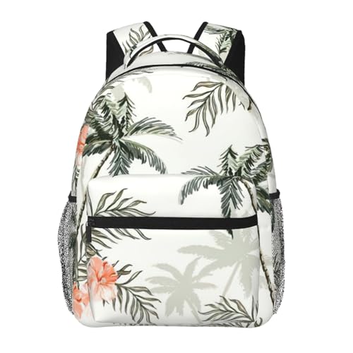 Mochila plegable ligera de viaje camping y actividades al aire libre con palmeras
