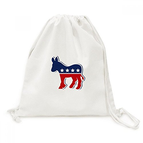 Sac à dos en toile à cordon amérique âne pour remplacer les sacs fragiles lors de vos trajets