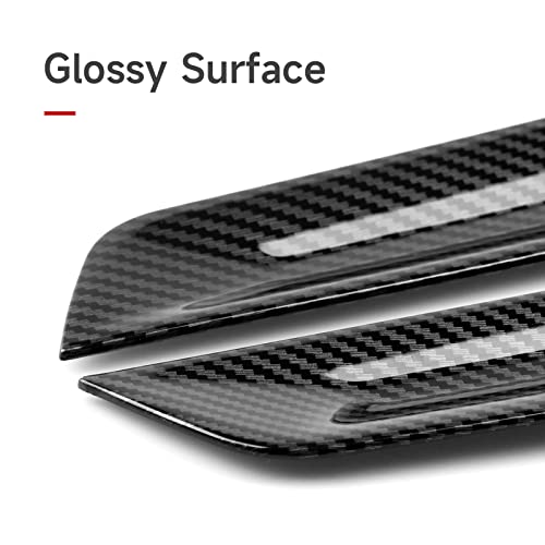 Image of Car Inner Door Handle Strips Cover Decals for 2022 2023 2024 2025 2026 Honda Civic 11th Gen Accessories ABS Carbon Fiber Interior Stickers