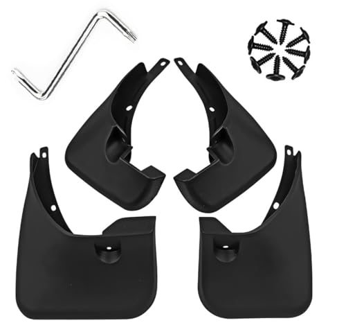 Image of Mud Flaps Mud Guards Fit for 2006-2012 Toyota RAV4 2.0L Without Fender Flares, Front & Rear Mud Splash Guards Accessories - 4 Pc, Black