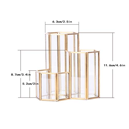 Verve Jelly Glass Makeup Brush Holder Organizer - Image 4