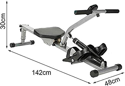 Image of Fitness Equipment Equipment Home Gym Rowing Machine Household Aerobic Rowing Machine Foldable Adjustable Resistance Fitness Equipment Metal Rowing Machin Mult