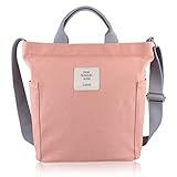 ❤DREI WIE MAN ES BENUTZT🎁Diese Canvas Reisetasche sieht super lässig aus. Die Segeltuch Tasche ist einen perfekten Begleiter für den Frühling / Sommer. Die Damen Tasche lässt sich in drei Varianten tragen. Man kann die Teenager Mädchen Tasche Crossover tragen