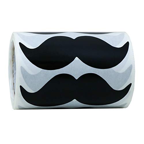 SUCHUANGUANG 200 pièces/Rouleau étanche Moustache Autocollant Tableau étiquettes Autocollant pour Ordinateur Portable Voiture étiquette Autocollant