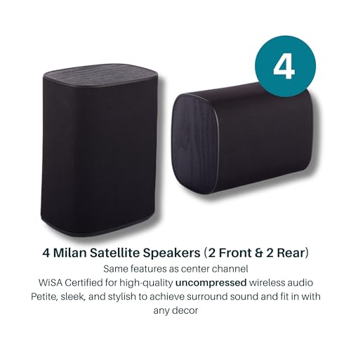 Platin 444-2285 Milan 5.1 Surround Sound Speaker System - Wireless Home Theater System thumb #3