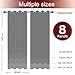 HolidayIdeas Grommet Outdoor Curtains for Patio Waterproof 8 Pcs All Weather Balcony Outside Curtain Drapes for Apartments, Gazebo, Pergolas, Porch, 54x84 Inch, Cream