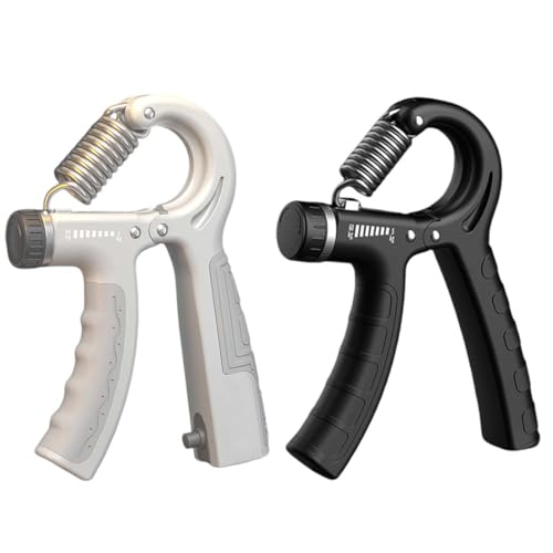 2 Pezzi Hand Grip, Avambracci Attrezzi, Allenamento Avambraccio, Resistenza Regolabile 5-60kg, Perfetto per Musicisti Atleti ed Recupero di Lesioni alla Mano, Regolabile Attrezzi Gripper