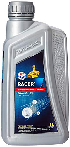HP Lubricants Racer4 20W-40 API SL Motorcycle Engine Oil (1 L)