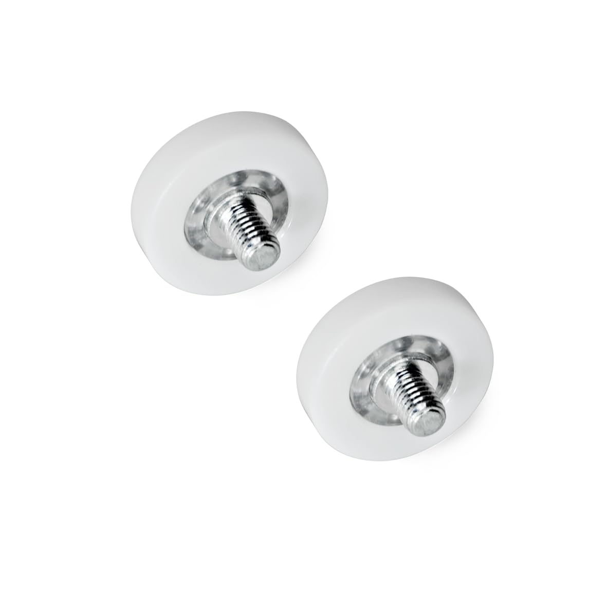 Ganter Normelemente | Laufrolle, Gleitrolle, mit Bolzen mit Außengewinde | 2 Stück | Durchmesser 19mm, Gewinde M6 | GN 753-19-M6-ZL-2