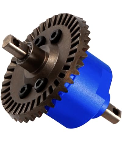 Rcarmumb Steel #45 Front Differential Upgrades Part for 1/10 Slash 4X4 VXL Rustler 4×4 VXL Stampede 4X4 VXL,Matel Diffrential Upgrades,Replaced #5381 #6882 #5379,Navy Blue