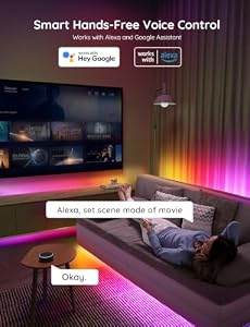 Govee 65.6ft RGBIC LED Strip Lights, Work with Alexa and Google Assistant — photo 6 of 6