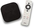 ONN Android TV 4K UHD Streaming Device with Voice Remote Control Google Assistant & High Speed HDMI Cable (100026240) Black