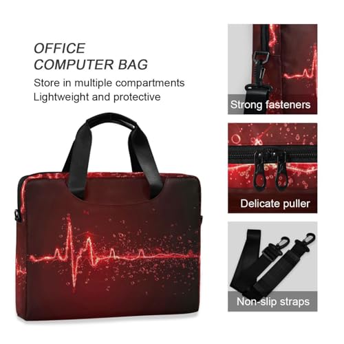 Funda para laptop 15.6 pulgadas con asa y correa miniatura 6
