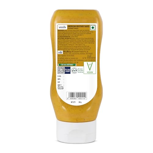 Image of Veeba American Mustard Sauce, 320gram (Pack of 3)