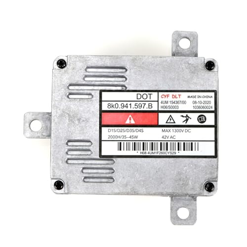 Balastro de xenón D3S módulo de control original 8K0941597B de alta durabilidad 3
