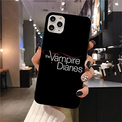 The Vampire Diaries Phone Case for iPhone 11 12 Pro XS MAX XR X 7 8 6 Mini Plus SE 2021 Kimetsu no Yaiba Soft Silicone Phone Cover (1)