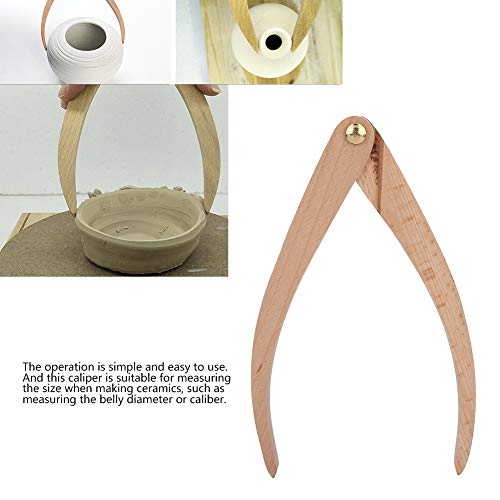 Calibrador de madera sólido de 10 pulgadas miniatura 4