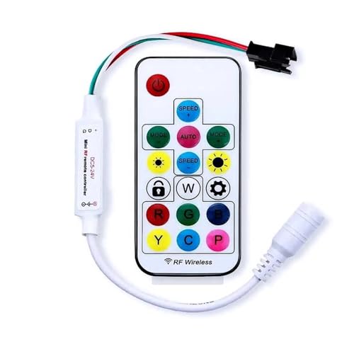 Controlador LED SP104E multicolor con mando RF para regular brillo y efectos de luz dinámicos 3