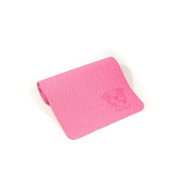 Koa Yoga Mat-Essential, Pink TPE, Latex-free, Eco-friendly, Non-toxic, Non-slip, thick mat 6' x 2' x 8mm