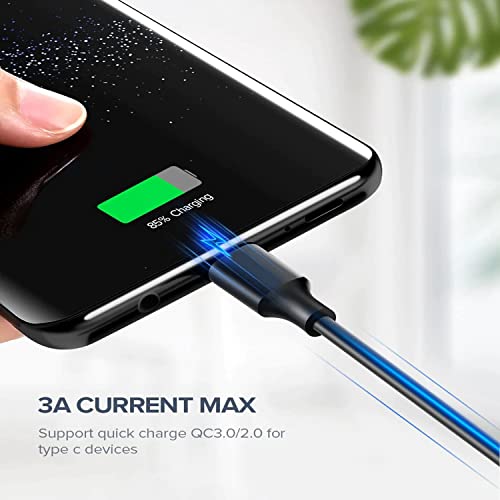 Image of Charging cable for Xiaomi Redmi Note 8 Pro , Xiaomi Redmi Note 9 , Xiaomi Redmi Note 9 Pro , Xiaomi Redmi Note 9 Pro Max , Xiaomi Redmi Note 9S , Xiaomi Redmi Pro USB Cable | Charging & Sync Data Cable | Rapid Quick Dash Fast Charging Cable| Type C to USB-A Cable( 3.1 Amp , SD , BLACK )