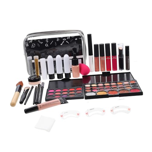 SHERCHPRY 1Set Makeup Kit for Women Multi Purpose with Eyeshadow Palette Lip Gloss Blush Foundation and More present for Birthdays and Holidays