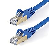 StarTech.com Cat6a LANケーブル 1.5m ブルー ツメ折れ防止RJ45コネクタ 10ギガビット対応カテゴリー6aケーブル 6ASPAT150CMBL