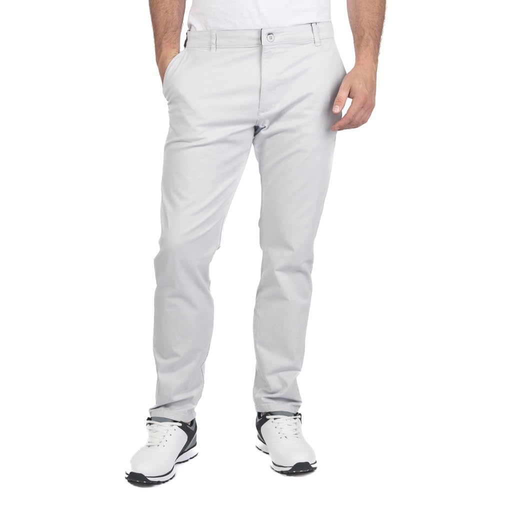 Island Green Stretch Cotton Chino Trousers Pantalon de Golf Homme
