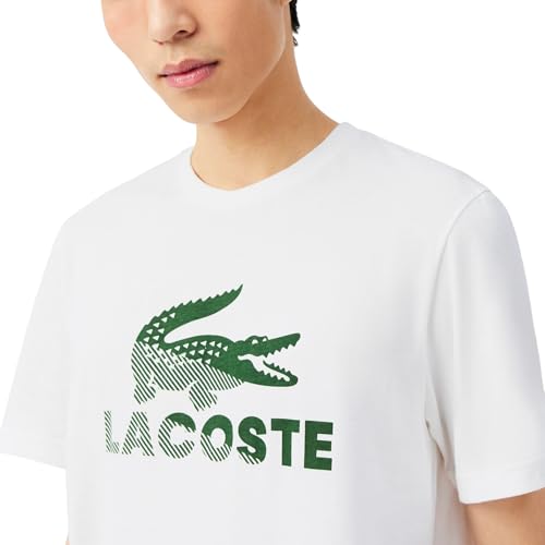 Image of Lacoste Men's Regular Fit Graphic Jersey Blend T-Shirt
