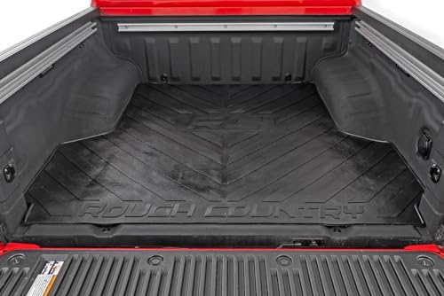 Rough Country Truck Bed Mat for Nissan Frontier (2005-2026) – Fits 5' Bed, Tear-Resistant Heavy-Duty Rubber, Non-Slip Protection - image 2