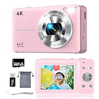 Amazon | デジカメ【4K動画撮影、6400万画素】デジタルカメラ 32GB