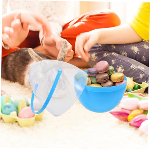 Contenants de Pâques Transparents Mikikit Anti-Déchirure avec Anse - 6