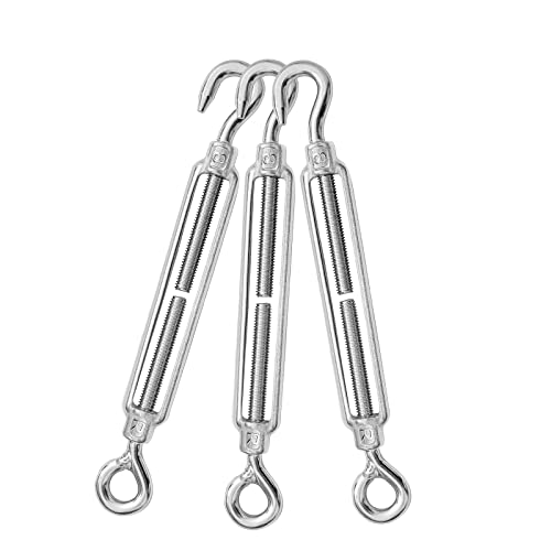 Tendeur à crochet et œillet M8 acier inoxydable 304 pour câble kit quincaillerie robuste
