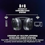 Turtle Beach Stealth 700 Gen 3 Wireless Multiplatform Amplified Gaming Headset for PS5, PS4, PC, Mobile – 60mm Drivers, AI Noise-Cancelling Mic, Bluetooth, 80-Hr Battery, Dual Transmitters – Black - Image 2