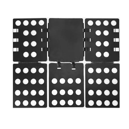 LSNNMU Tabla plegable portátil for guardar ropa, pinzas for, organizador creativo for camisas, pantalones y camisetas Para Hogar(Black)