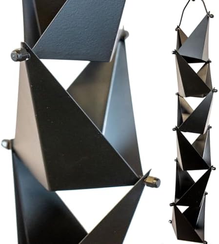 Nutshell Stores Origami Rain Chain - Black - 10 Feet