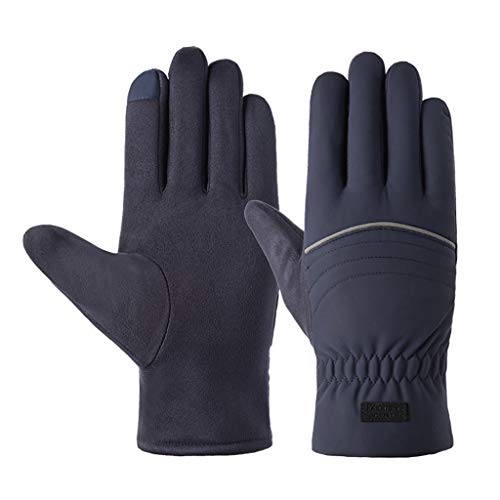 MEIYIN Luvas masculinas de inverno quentes para dirigir com tela sensível ao toque, luvas térmicas g