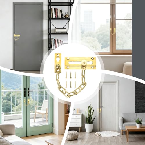 Cerradura de cadena para puerta: evite intrusiones en su hogar con este protector resistente 8