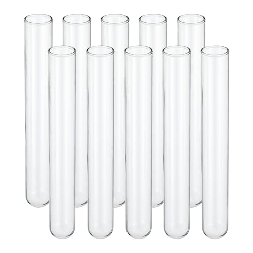 Tubes à essai en verre transparent PATIKIL 20ml pour laboratoires et sciences