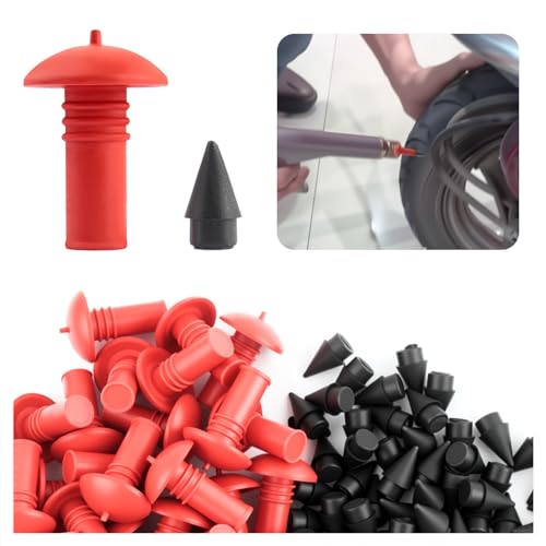 Image of 90PCS Mushroom Tire Plugs Kit,Tire Repair Kit with Plugs Suitable for Tubeless Tires,Universal Mushroom Plug Tires Repair Kits Vehicle Accessories for Cars,Motorcycles (90PCS)
