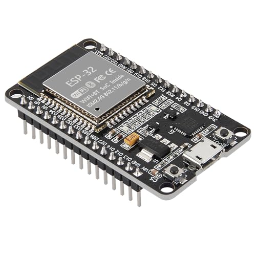 Image of AITRIP ESP-WROOM-32 ESP32 ESP-32S Development Board 2.4GHz Dual-Mode WiFi Bluetooth Dual Cores Microcontroller Processor Integrated with Antenna RF AMP Filter AP STA Compatible with Arduino IDE (1 PCS).