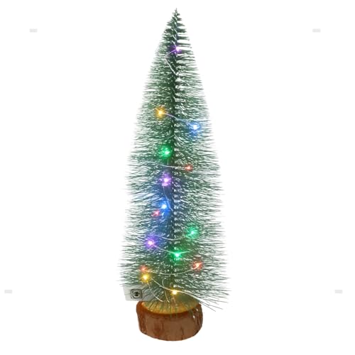 Mini Arvore De Natal De Mesa Com Pisca-pisca Colorido
