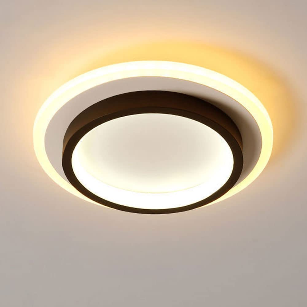 13W LED Mini Ceiling Light Acrylic Lamshade Round Ceiling Lighting Flush Mount Ceiling Light Fixtures Hallway Bedroom Bathroom